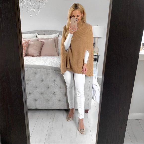 Camel Cloak Turtleneck Sweater - Picture 7 of 8